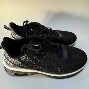 Black and White Athletic Sneakers